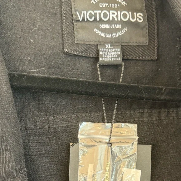 Men Graphic LA Jean jacket XL